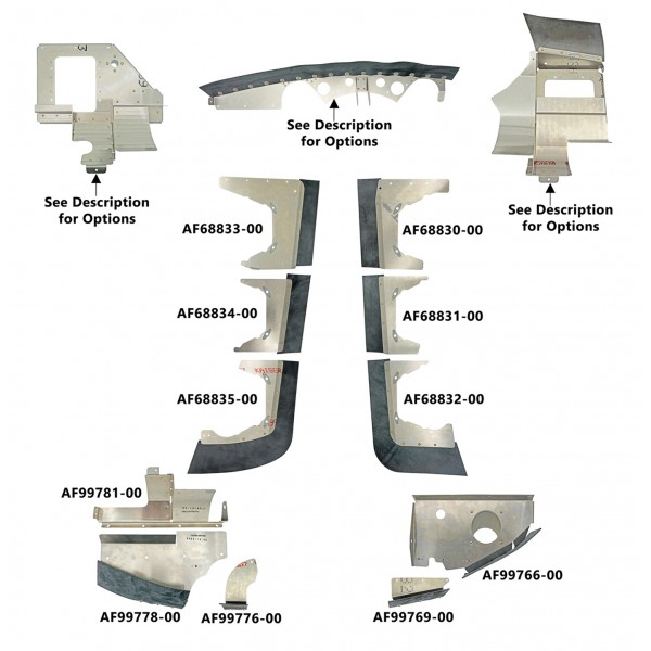 Piper PA-32-300 (73-79) Engine Baffle Set